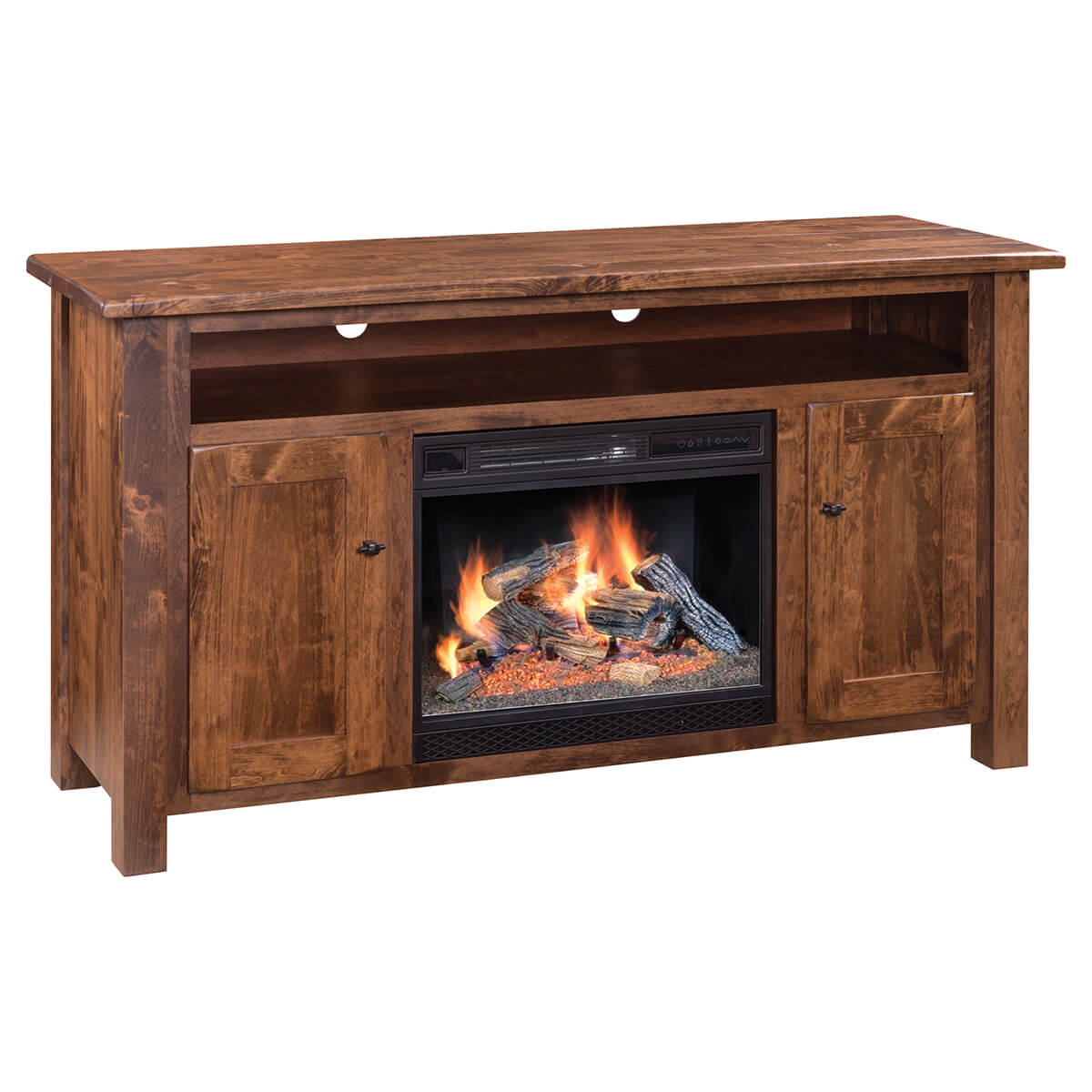Read more about the article Barn Floor Fireplace TV Stand