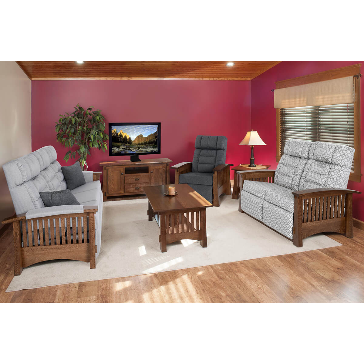 CraftsmanMission88LivingRoomCollection249643