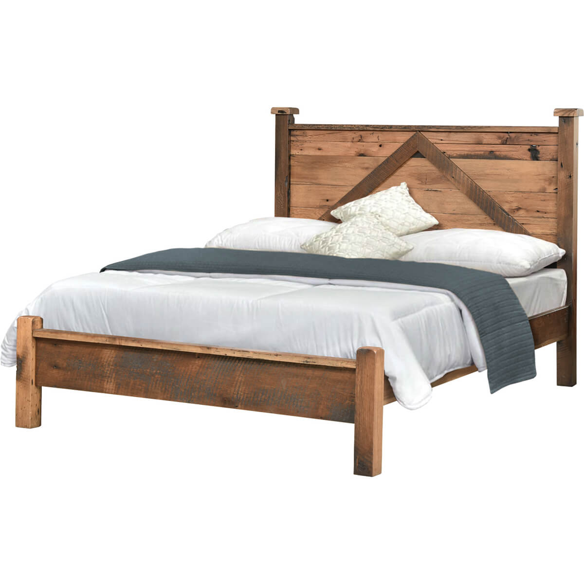 Read more about the article Reclaimed Post Mission Bed with Low Footboard
